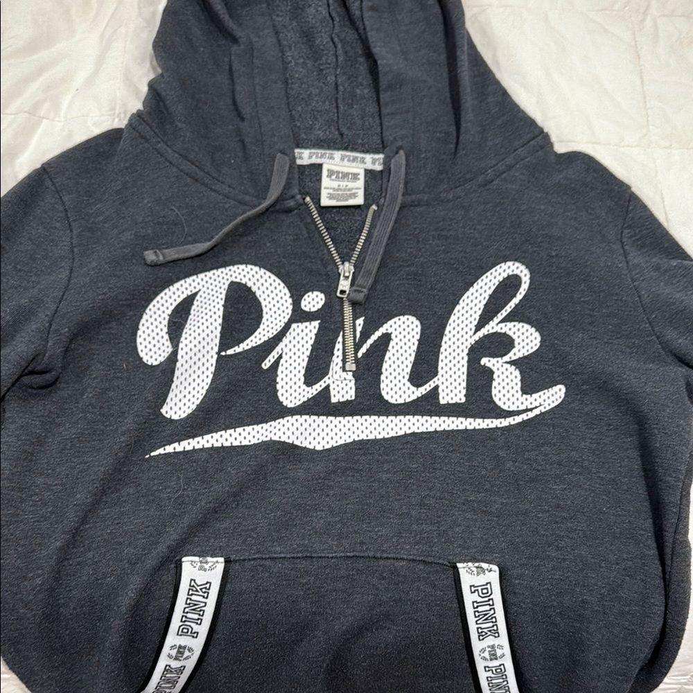 Pink Gray Hoodie